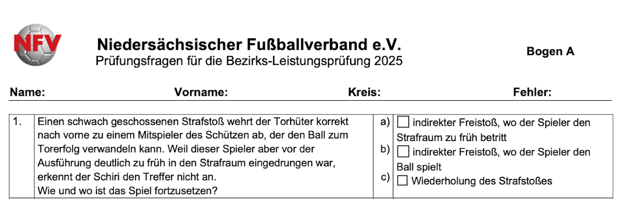Titelbild - Bezirksprüfungen